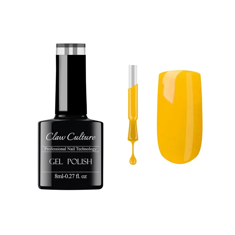 Claw Culture Gel Nail Polish Varnish 8ml - Zest - Zest