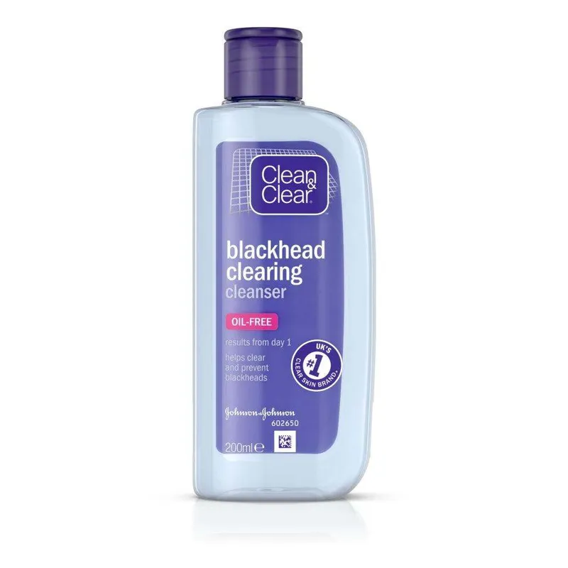 Clean & Clear Face Care Blackhead Clearing Cleanser 200ml