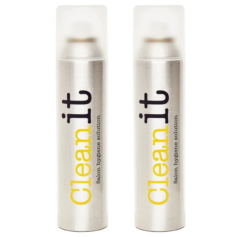 Clean It Unisex CleanIT Antiseptic Sanitizing Surface Spray 2 Pack - 160ml in Clear Clear female