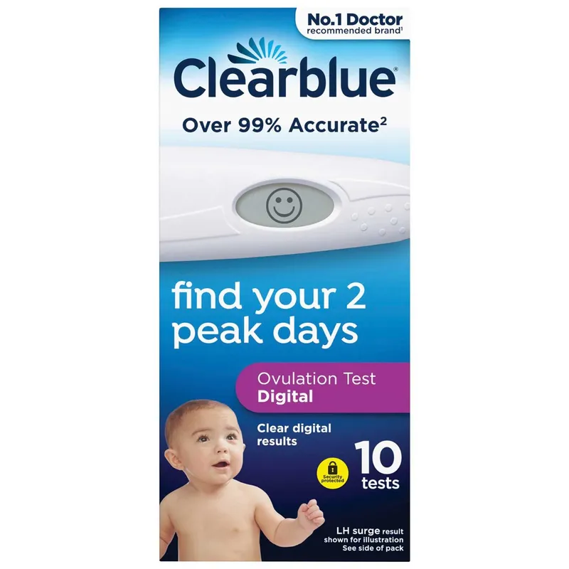 Clearblue Ovulation Digital Test Pack of 10