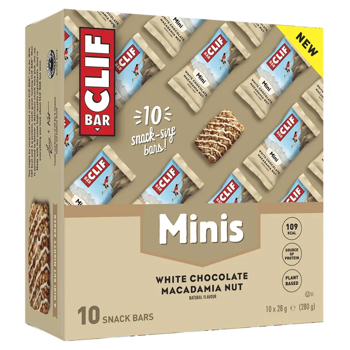 Clif Bar Mini 10x28g, White Chocolate Macadamia Nut
