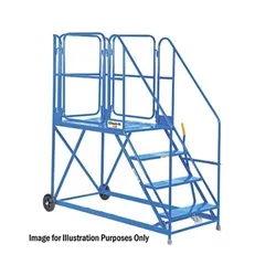 Climb-It Work Platform Easy Slope 1200mm Platform 3 Tread Blue