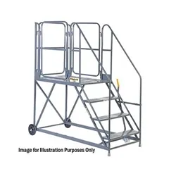 Climb-It Work Platform Easy Slope 1200mm Platform 3 Tread Grey