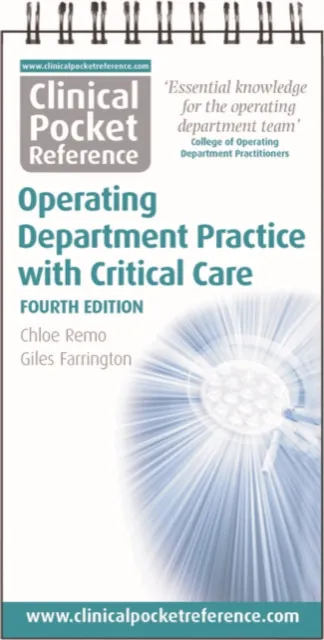 Clinical Pocket Reference Operating Department Practice : With Critical Care