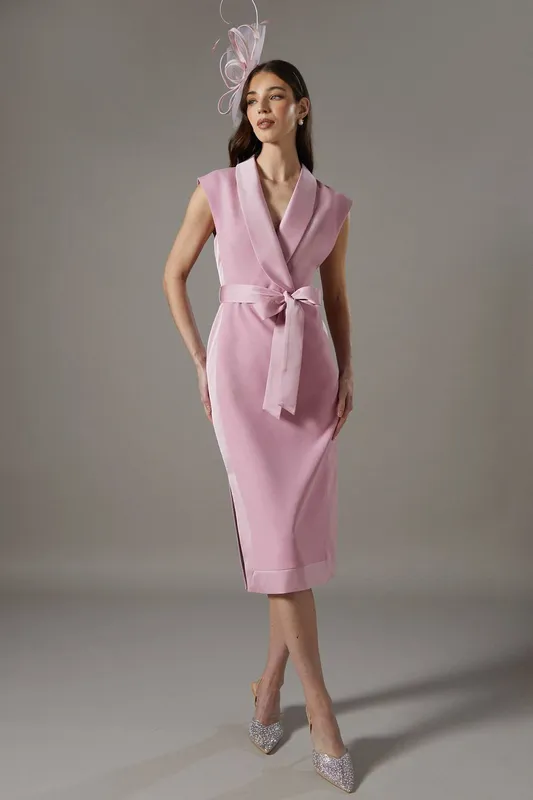 Coast Women's Tux Satin Dress in Pink Size: 10 - Pink