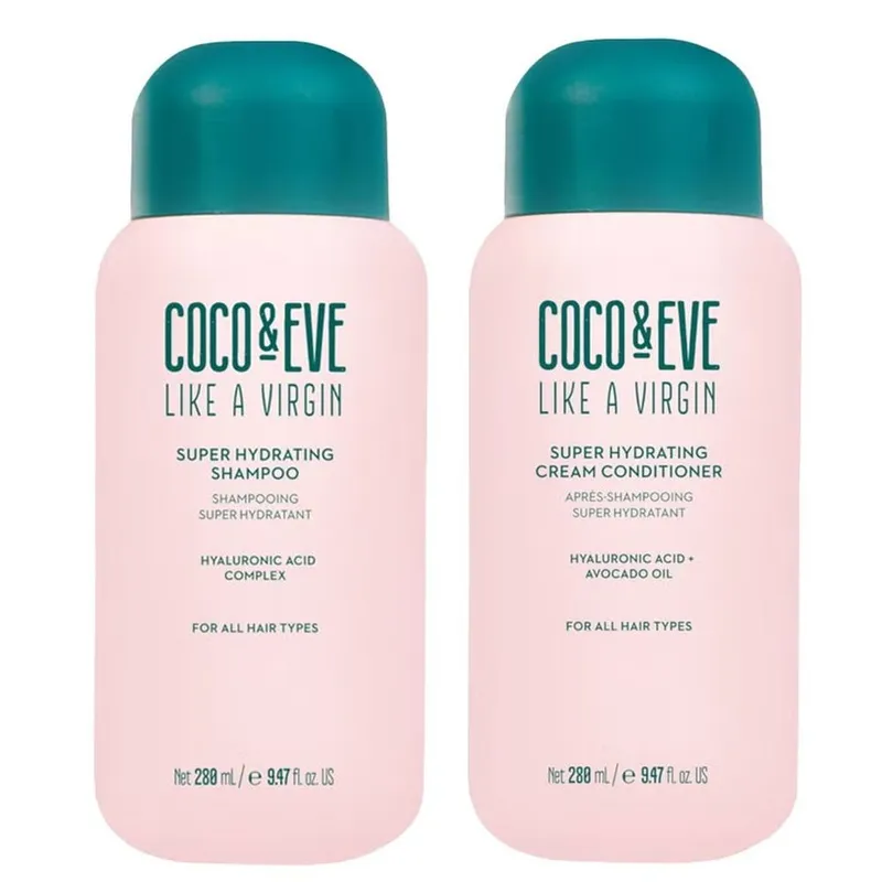 Coco & Eve Like a Virgin Super Hydrating Shampoo 280ml & Conditioner 2