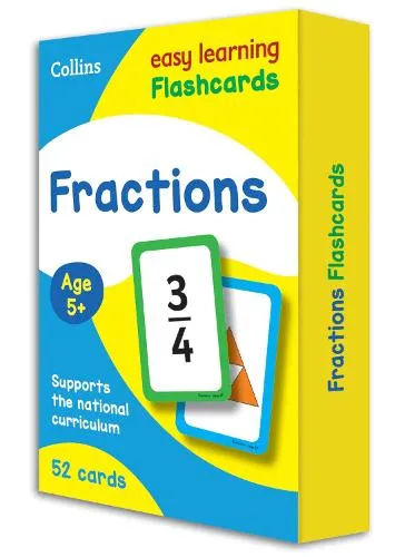 Collins Easy Learning Fractions Flashcards