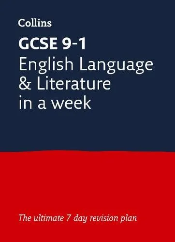Collins Gcse Gcse 9-1 English Language and Literature In A Week