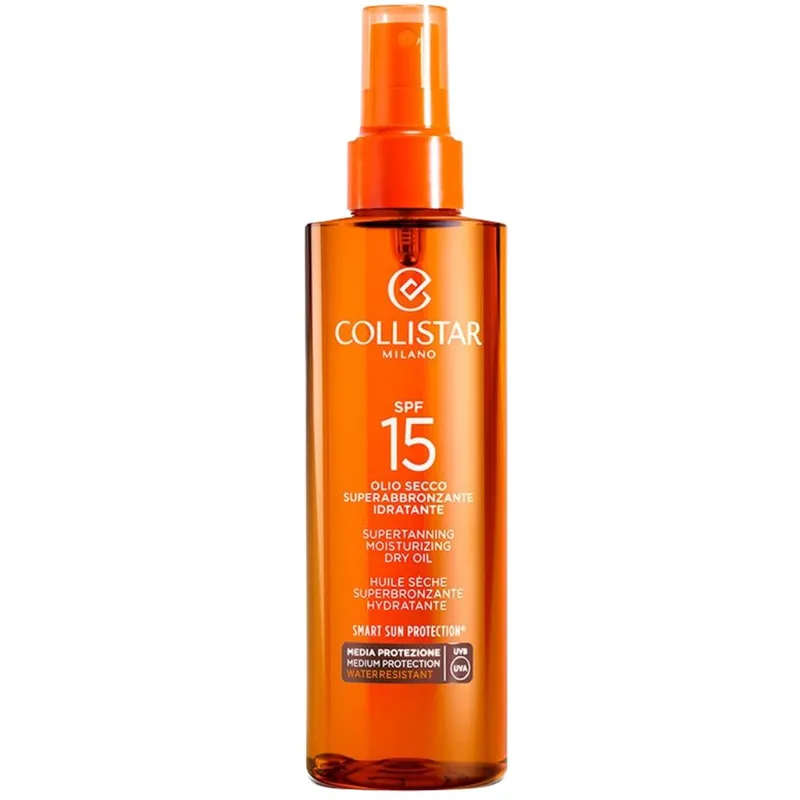 Collistar Supertanning Moisturizing Dry Oil SPF15 200mL SPF15