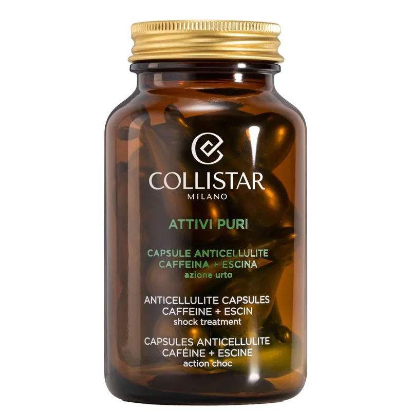 Collistar Women's Anticellulite Capsules Caffeine + Escin x 14 Capsules in Olive Olive female