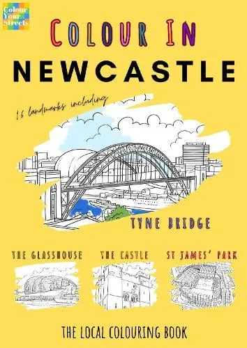 Colour Your Streets Newcastle Colouring Book (A4)