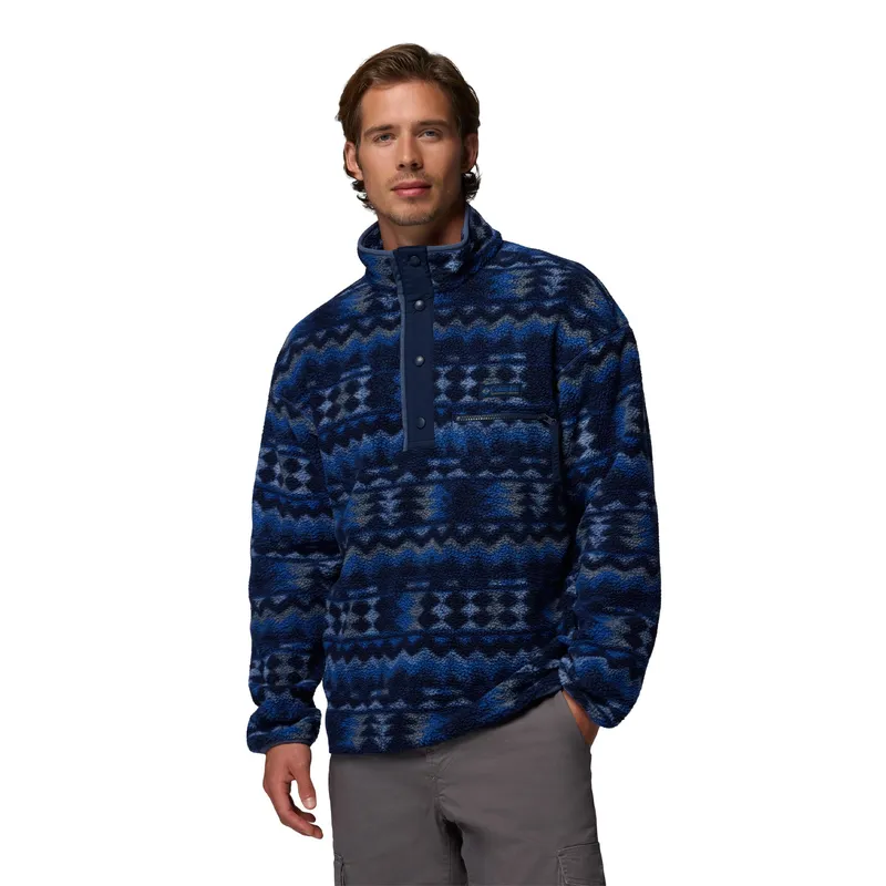 Columbia Men's Helvetia II Printed Half-Snap Fleece