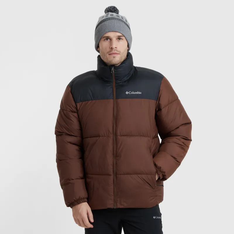 Columbia Men's Puffect Iii Puffer Jacket, Brown XL