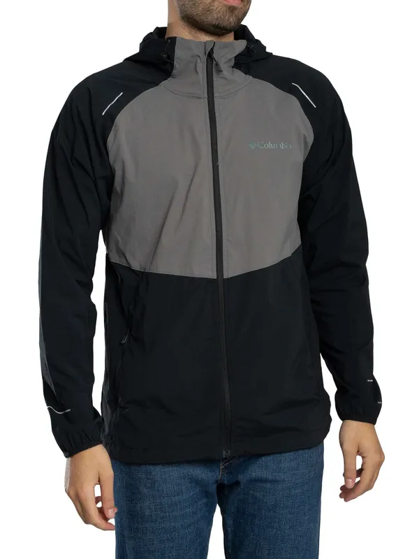 Columbia Tech II Wind Full Zip Jacket - Black