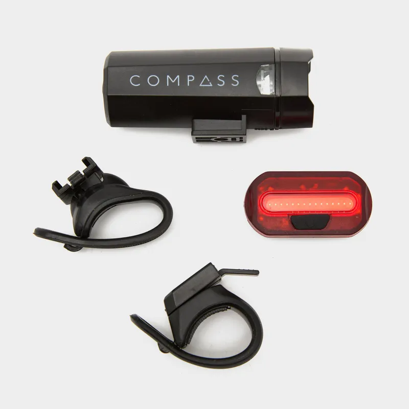 Compass Bright Torch Light Set, Black