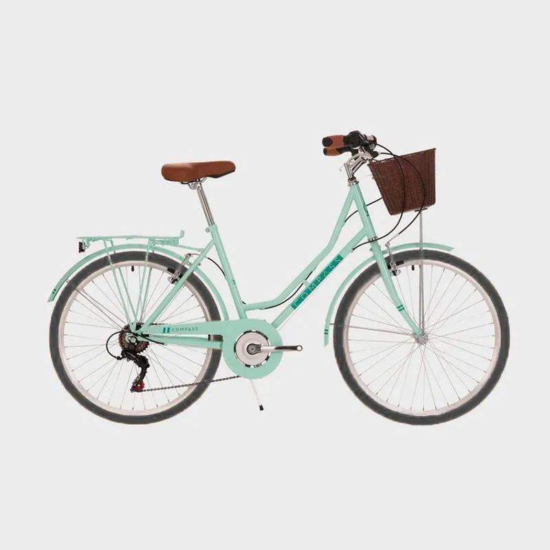 Compass Classic Women's Hybrid Bike, Green S-M
