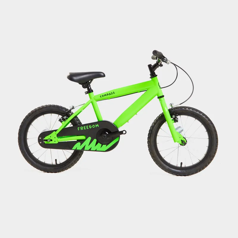 Compass Freedom 16” Kids' Bike Green One Size Unisex