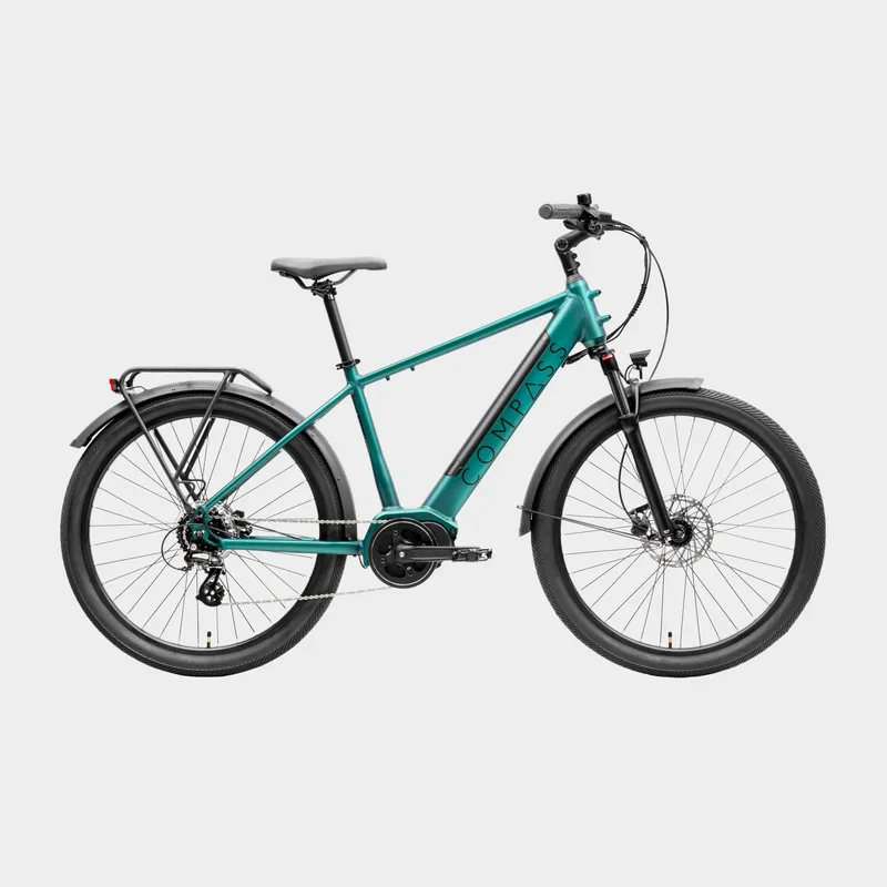 Compass Journey Hybrid E-Bike, Dark Green M-L
