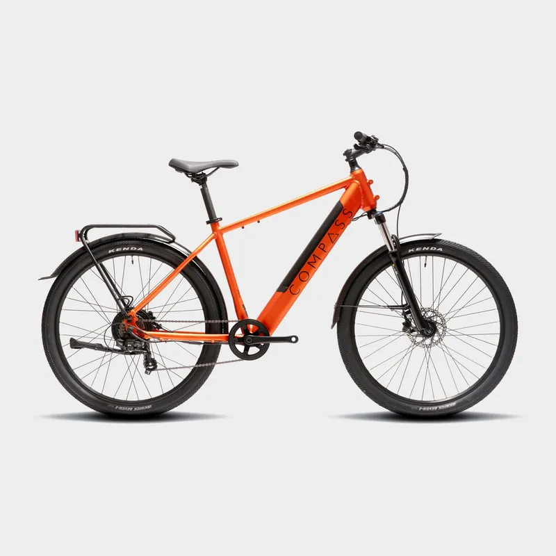 Compass Zone Hybrid E-Bike, Orange S-M
