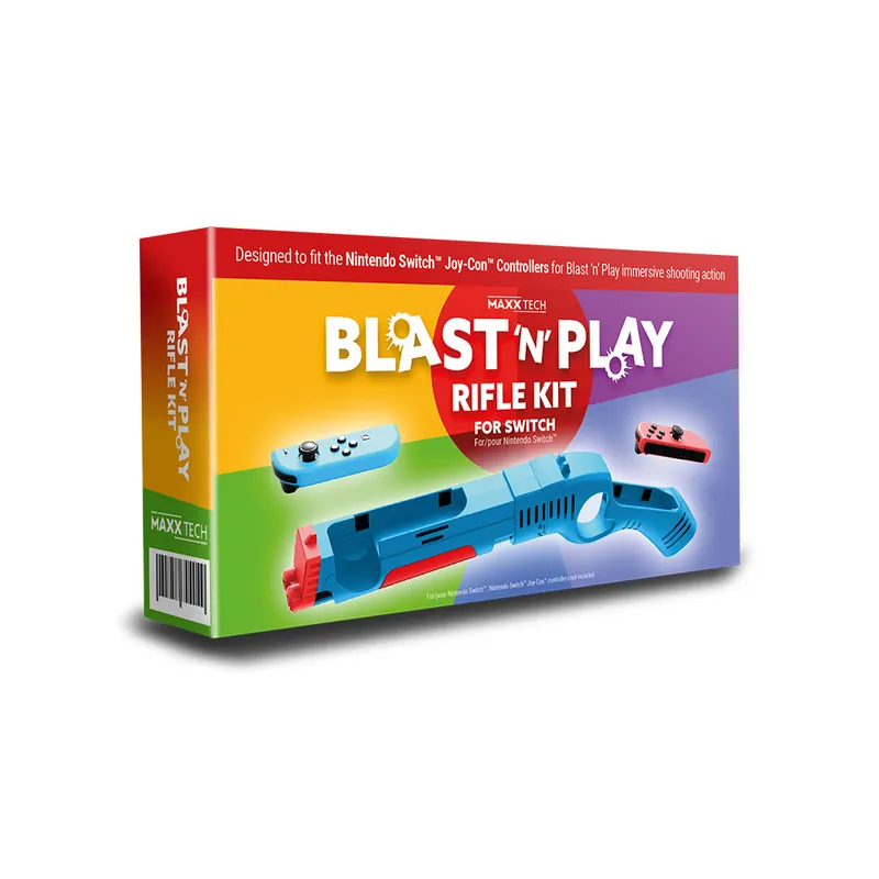 Contact Sales Blast ‘n’ Play Rifle Kit - Nintendo Switch