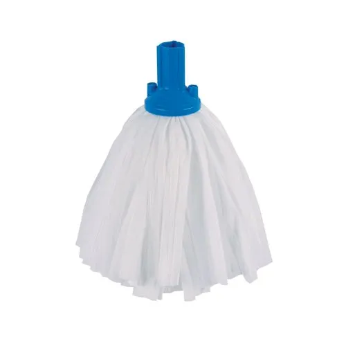 Unbranded Exel Big White Mop Head Blue (Pack of 10) 102199B