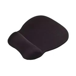 Contour Ergonomics Memory Foam Mouse Mat Black