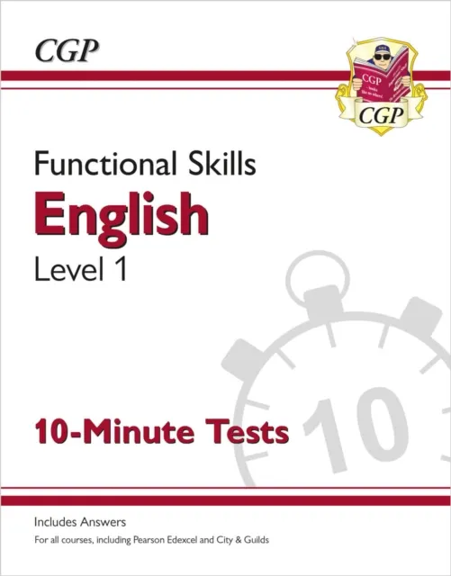 Cgp Books Functional Skills English Level 1 - 10 Minute Tests