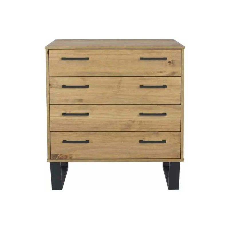 Core Products 4 Drawer Chest of Drawers Antique Wax Finish
