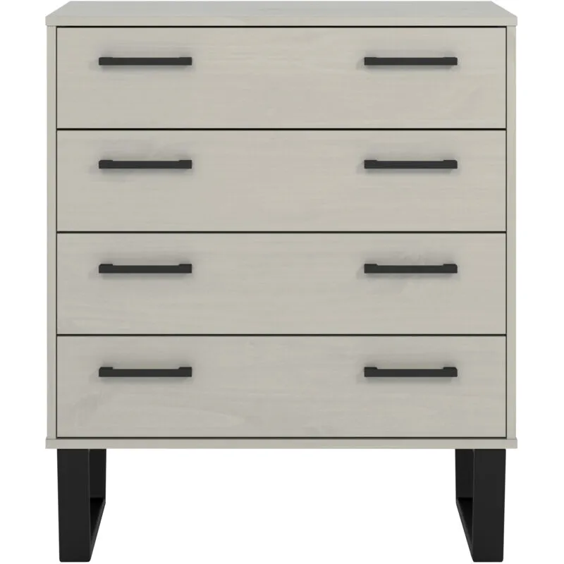 Core Products 4 Drawer Chest of Drawers Grey Wax Finish