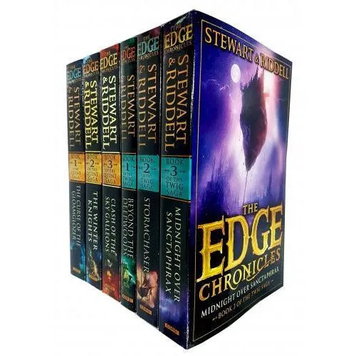 The Edge Chronicles 6 Books Set By Paul Stewart & Chris Riddell - Ages 9-14 - Paperback Corgi Books