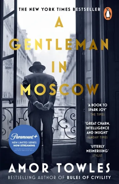 Amor Towles A Gentleman in Moscow Paperback Book Multicolor