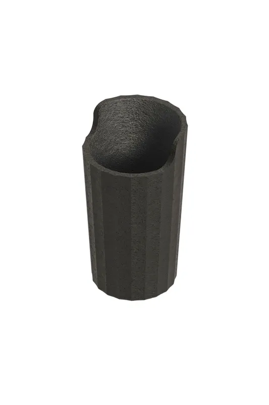 Cosmic 'Avenir Toothbrush Holder' Polygonal Design Black Plastic Black