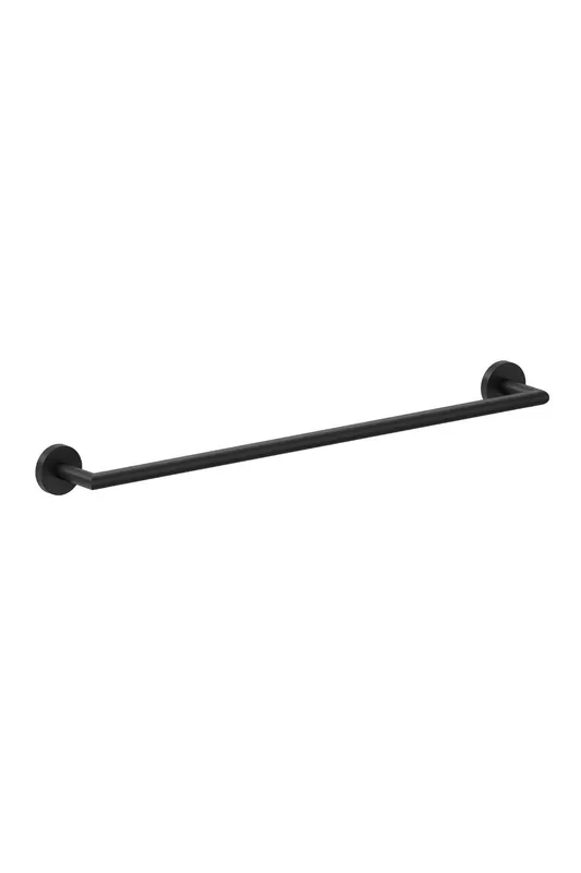 Cosmic Towel Rail, 40cm, Matt Black, Hidden fixings, Start Collection