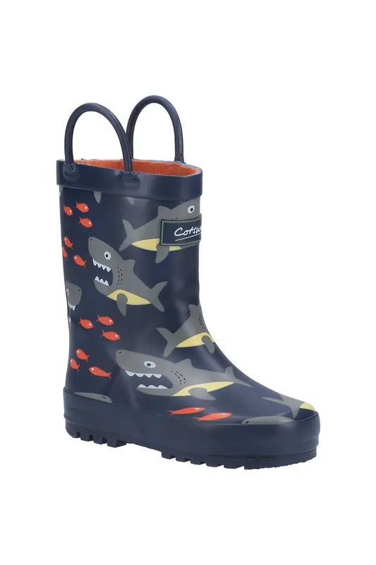 Cotswold 'Puddle' Rubber Wellington Boots in Black Size: Infant 6 Black Infant 6