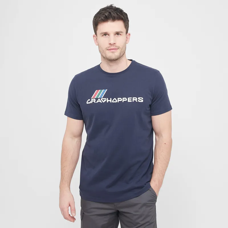 Craghoppers Men's Lucent Short Sleeved T-Shirt, Navy