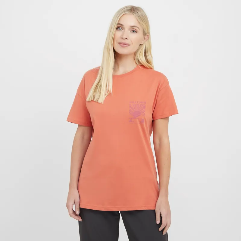 Craghoppers Women's Bistort T-Shirt Red Sandstone