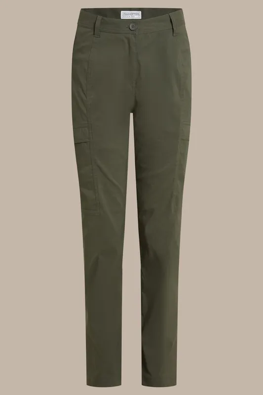 Craghoppers Women's Kiwi Pro Cargo Trousers Mid Khaki