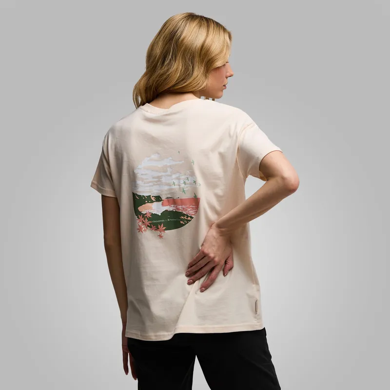 Craghoppers Women's National Trust Bistort Short Sleeved T-Shirt, Cream