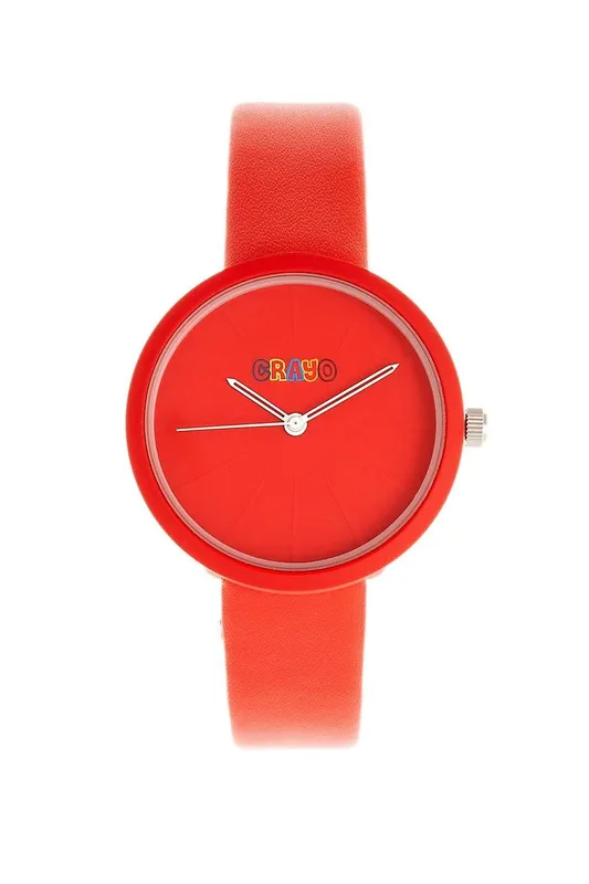 Crayo Blade Unisex Watch in Red Red One Size
