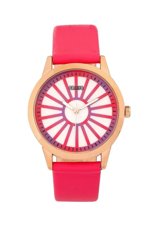 Crayo Electric Unisex Watch in Dark Pink Dark Pink One Size