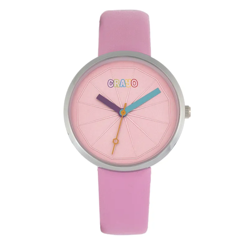 Crayo Metric Unisex Watch - Pink Stainless Steel - One Size