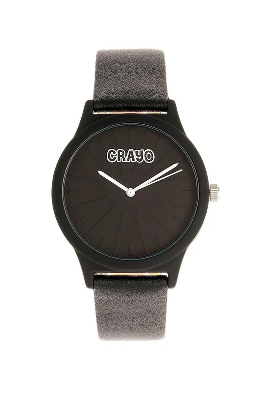 Crayo Splat Unisex Watch in Black Black One Size