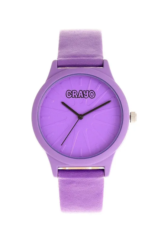 Crayo Splat Unisex Watch in Purple Purple One Size
