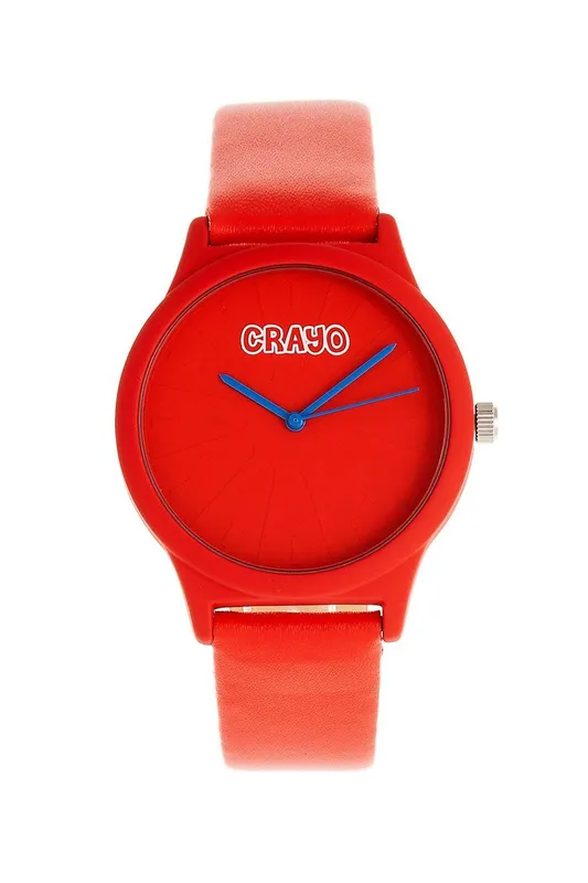 Crayo Splat Unisex Watch in Red Red One Size