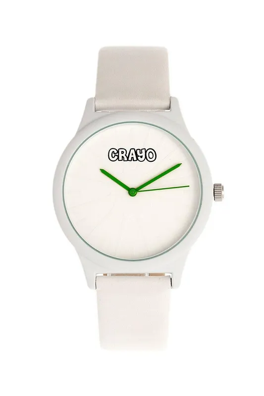 Crayo Splat Unisex Watch in White White One Size