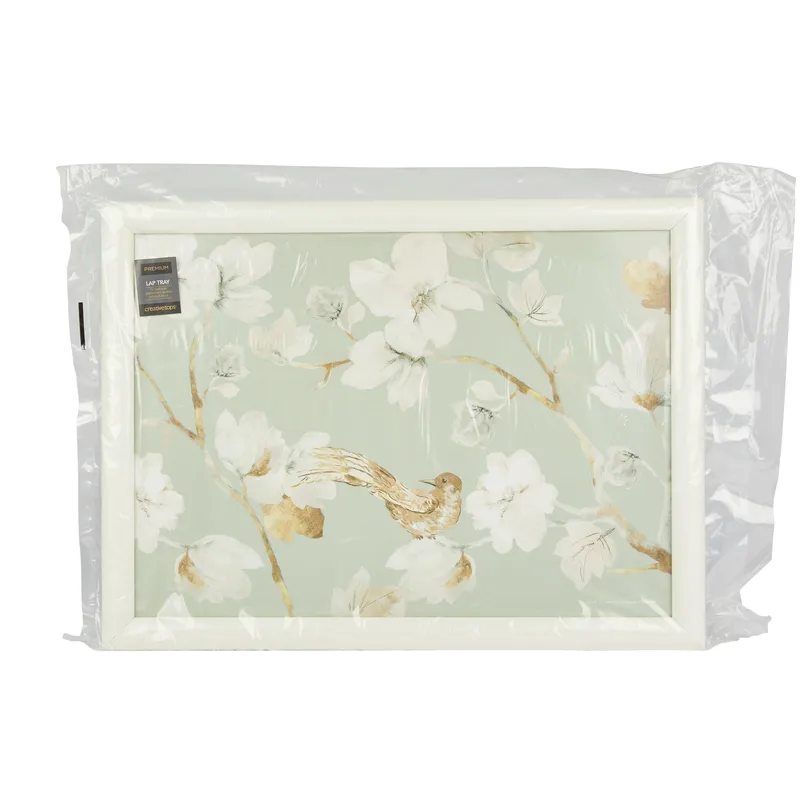 Creative Tops Duck Egg Floral Lap tray in Duck Egg Blue Duck Egg Blue