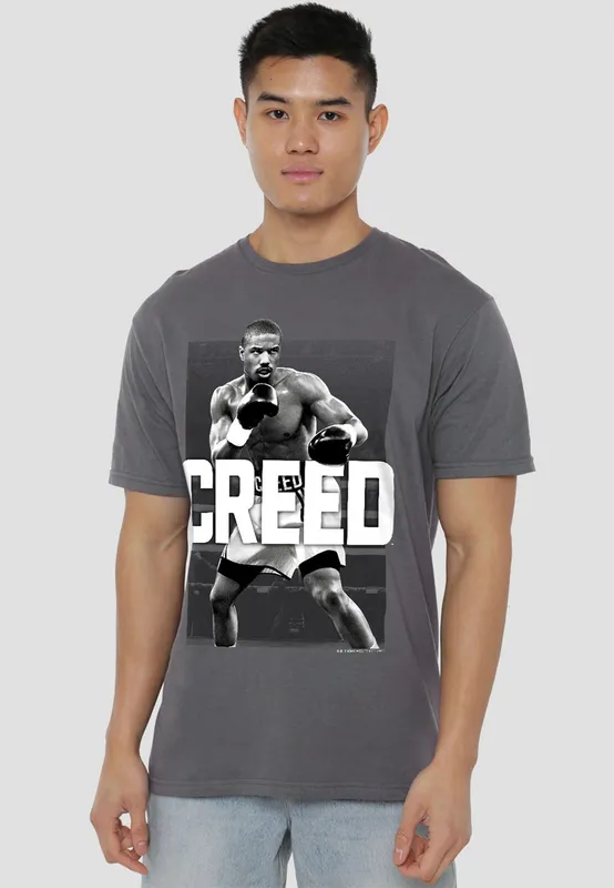 Creed Unisex Final Round T-Shirt, in Charcoal Size: Medium Charcoal female