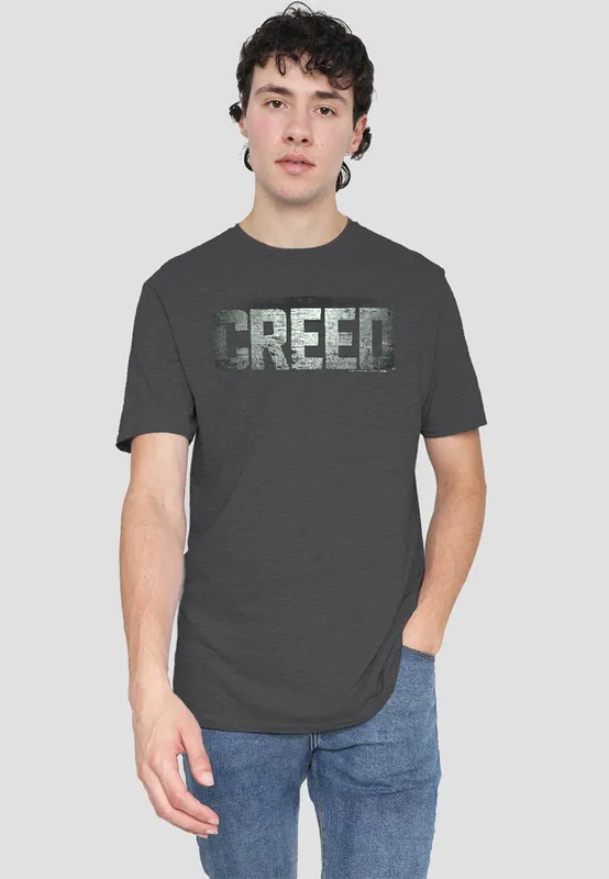 Creed Unisex Logo T-Shirt, Charcoal Size: Small - Charcoal