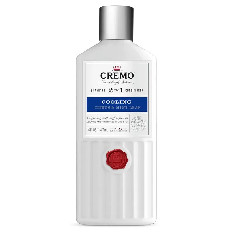 Cremo Men's Cooling Shampoo & Conditioner - 473ml in White Size: 300ml White 300ml female