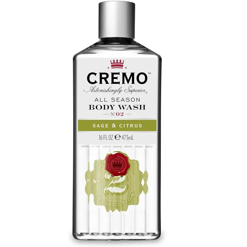 Cremo Men's Sage & Citrus Body Wash Shower Gel - 473ml in Clear Size: 300ml Clear 300ml female
